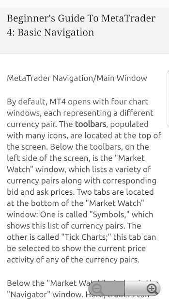 Learn MT4 Tutorials screenshot 1