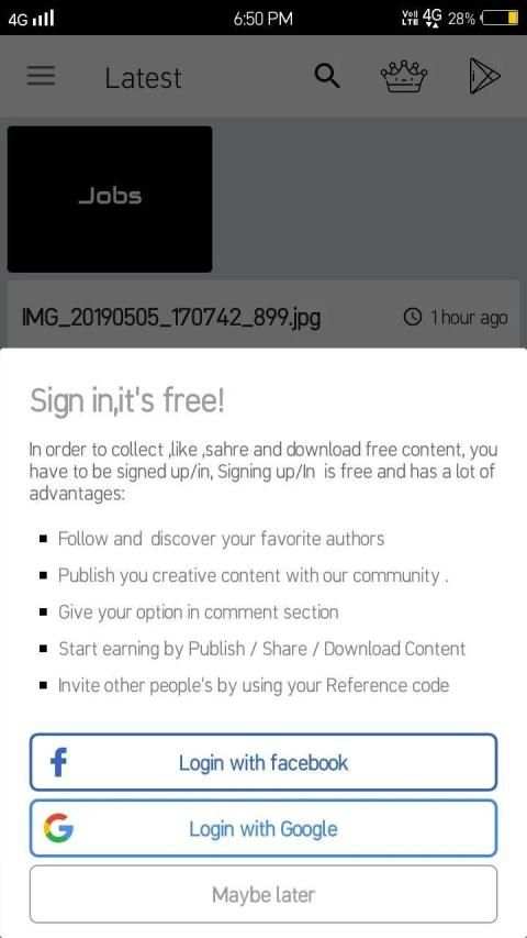 Status Earn - Download screenshot 1