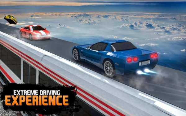 Incredible Driving Tracks - Car Stunts Game screenshot 5