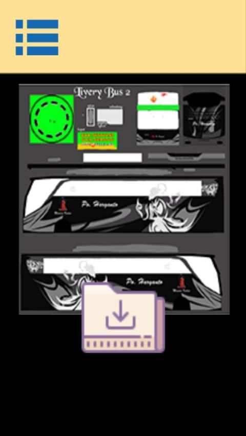 Livery ES Bus Simulator Pariwisata screenshot 3