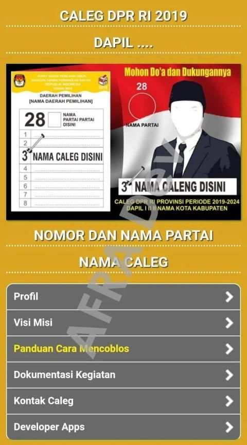 Aplikasi Android Kampanye Caleg screenshot 4