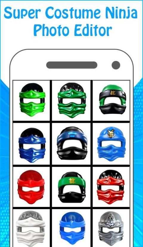 Super Costume Ninja Photo Editor स्क्रीनशॉट 6