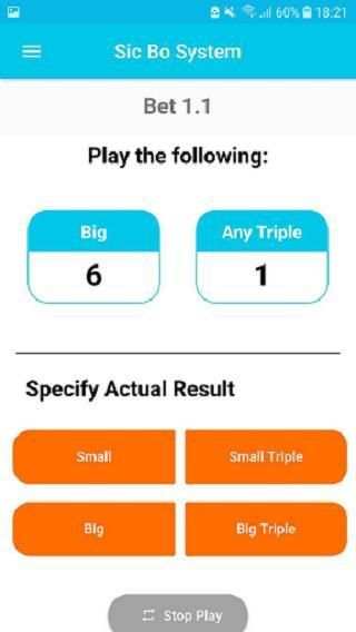 Sic Bo System screenshot 3