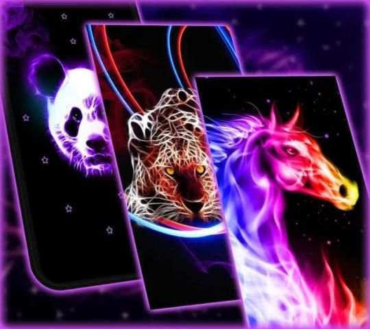 Neon Animal APUS Live Wallpaper screenshot 7