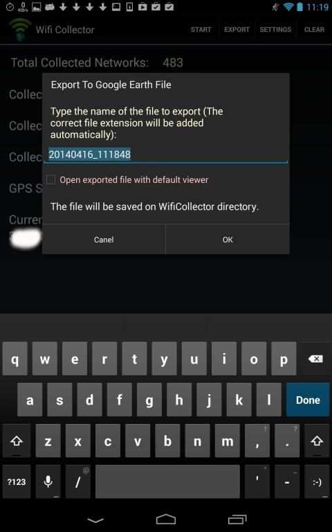 Wifi Collector स्क्रीनशॉट 1