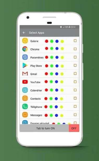 Flash on Call and SMS: Flashlight alert LED screenshot 2