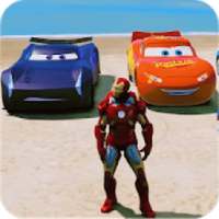 Mcqueen Cars Lightning: Hill Stunt Racing Games