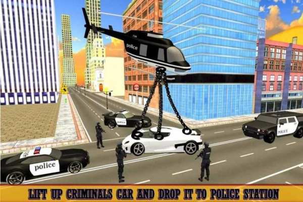Police Helicopter: Cop Car Lifter screenshot 2