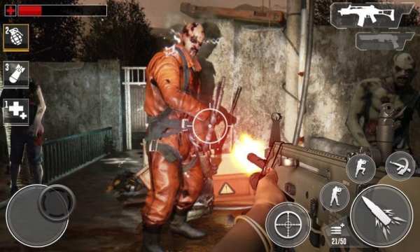 Zombie Shooter Real Shooting Frontier 3D screenshot 4