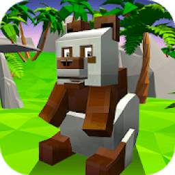 Blocky Panda Simulator - be a bamboo bear!