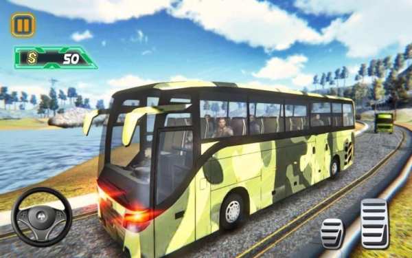 US Modern Military Army Bus Transport Simulator screenshot 1