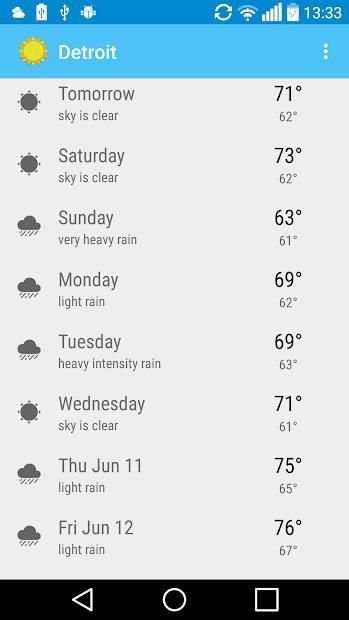 Detroit, MI - weather स्क्रीनशॉट 8