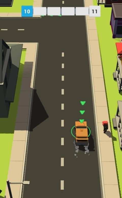 Blocky Pick Me Up - Traffic Drive! स्क्रीनशॉट 4