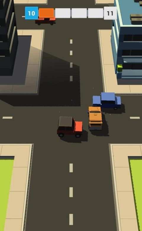 Blocky Pick Me Up - Traffic Drive! स्क्रीनशॉट 1