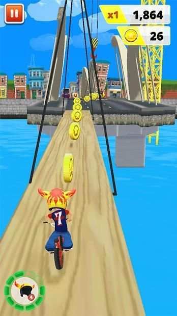 Jump Bike - Blast Valley स्क्रीनशॉट 4