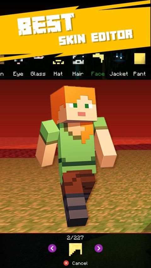 Custom Skin Creator Minecraft स्क्रीनशॉट 1