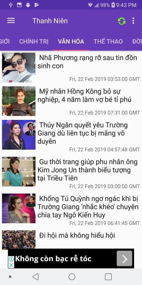 Tin Nhanh screenshot 2