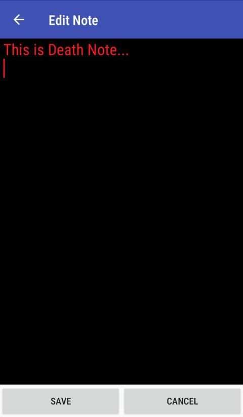 DeathNote स्क्रीनशॉट 3