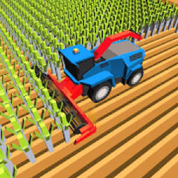 Blocky Plow Farming Harvester आइकन