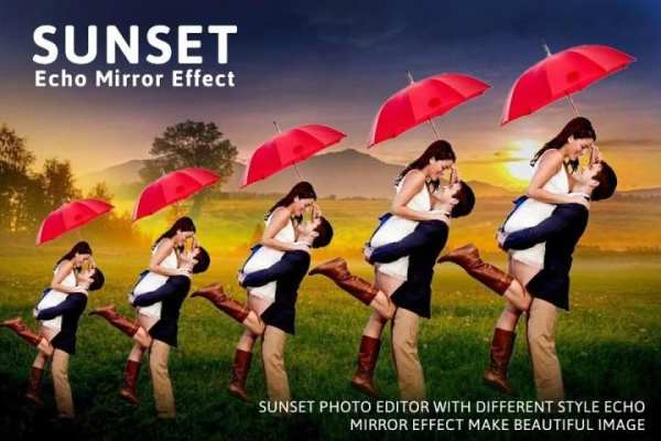 Sunset Photo Editor App स्क्रीनशॉट 1