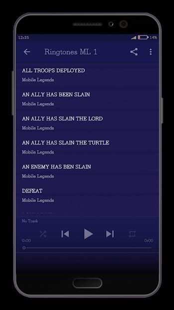 Ringtones Mobile Legends Mp3 - Best ML Collection screenshot 1