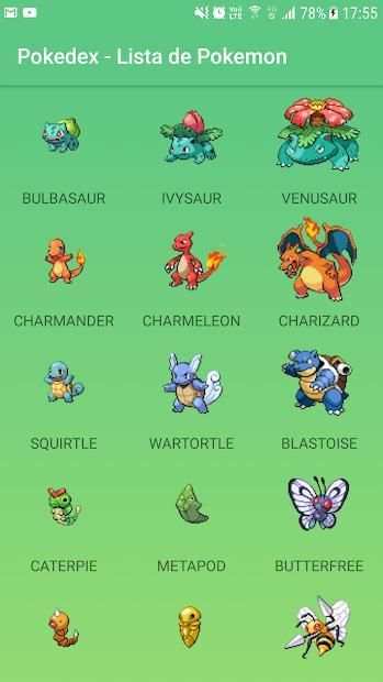 Pokedéx - Lista de Pokemon! screenshot 1