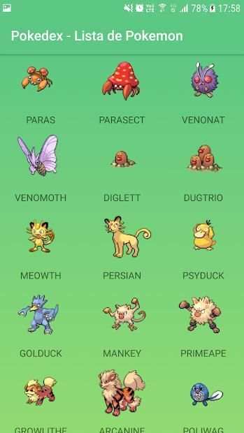 Pokedéx - Lista de Pokemon! screenshot 2