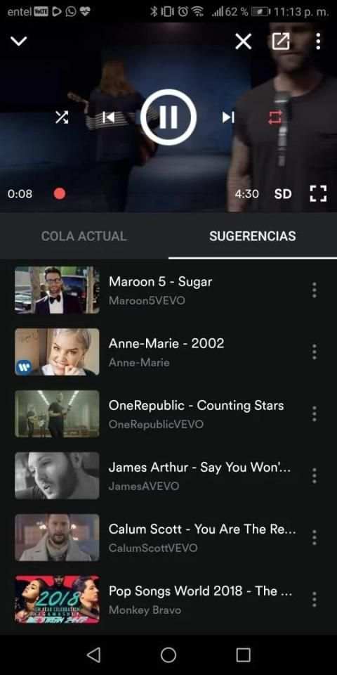 Vider: música para YouTube screenshot 4