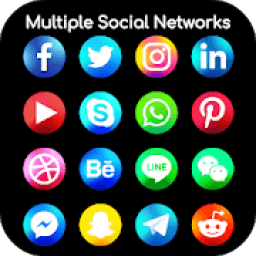 ikon All Social media &amp; All Social Networks in one