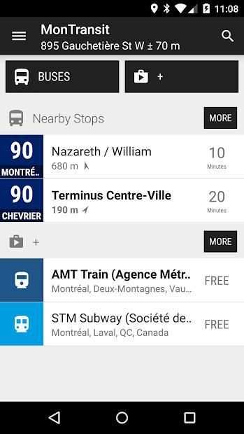 Montreal RTM (AMT) Express Bus - MonTransit screenshot 2