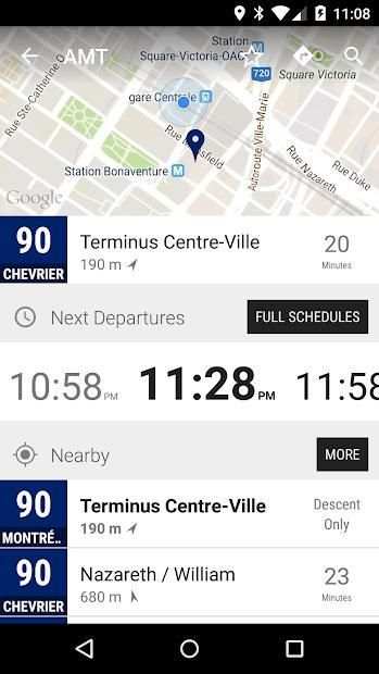 Montreal RTM (AMT) Express Bus - MonTransit screenshot 1