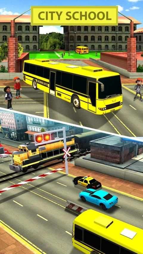 School Bus Driving 2017 screenshot 9