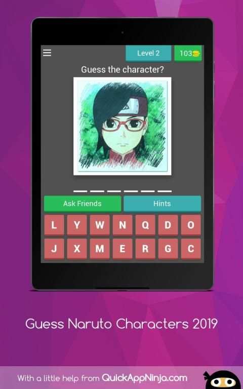 Guess the Naruto Characters 2019 screenshot 2