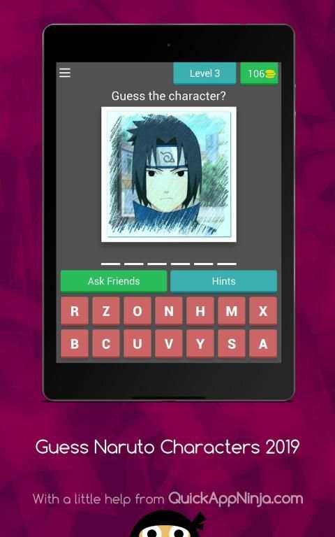 Guess the Naruto Characters 2019 screenshot 5