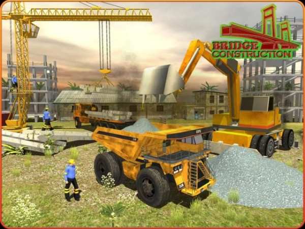 River Road Bridge Construction Crane Simulator 18 screenshot 7