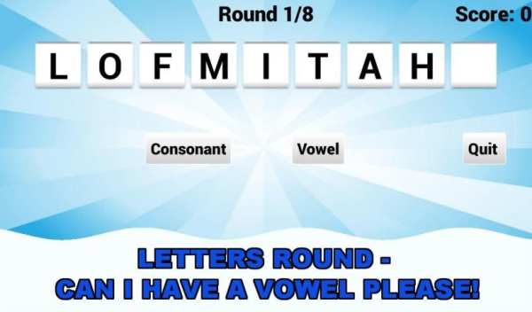 Vowel Please! - Countdown Game स्क्रीनशॉट 11