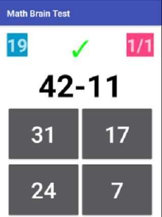 Math Brain Test screenshot 3