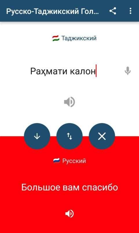 Tajik Russian Translator screenshot 4