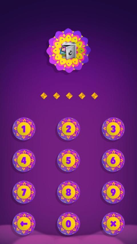 AppLock Live Theme Kaleidoscope screenshot 2