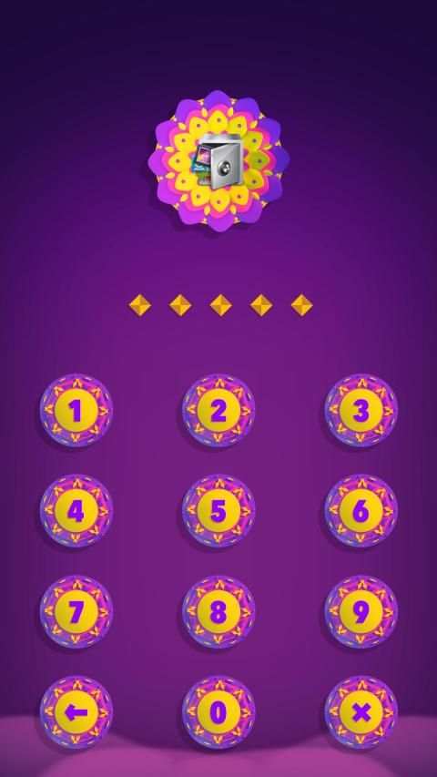 AppLock Live Theme Kaleidoscope screenshot 2