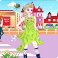 Elsas Go Shopping - Dress up games for girls/kids logo