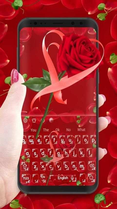 Red Rose Keyboard screenshot 3