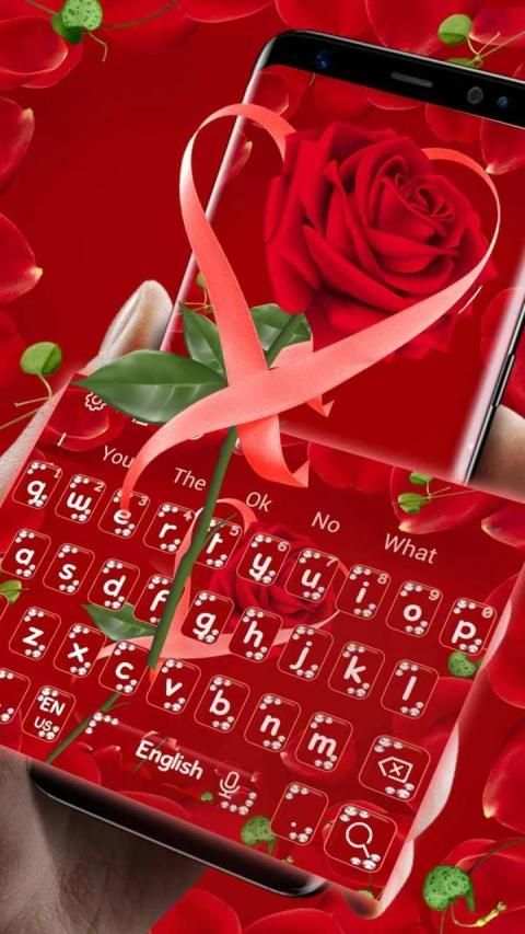 Red Rose Keyboard स्क्रीनशॉट 2