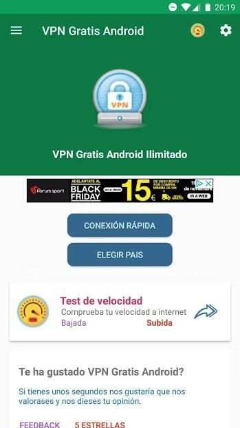 VPN Gratis Android скриншот 2