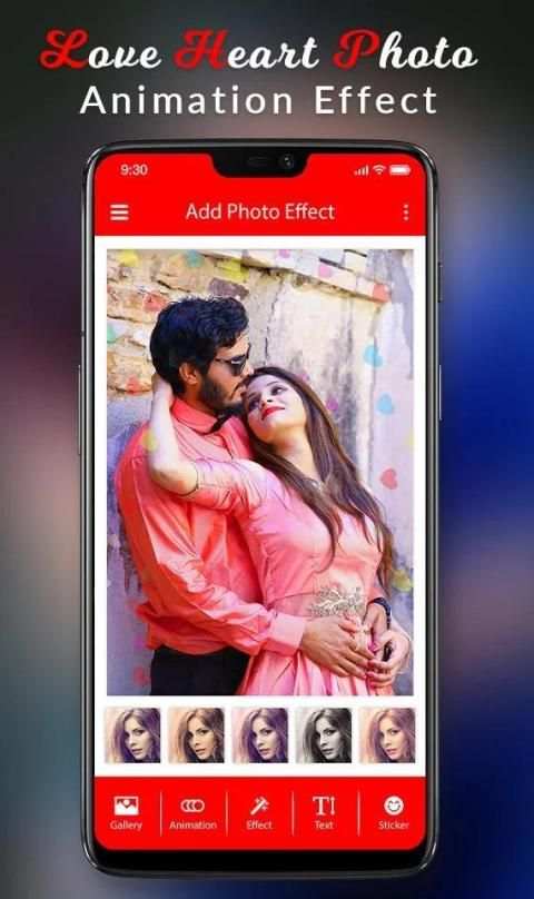 Valentine Day Photo Animation Video Maker स्क्रीनशॉट 3