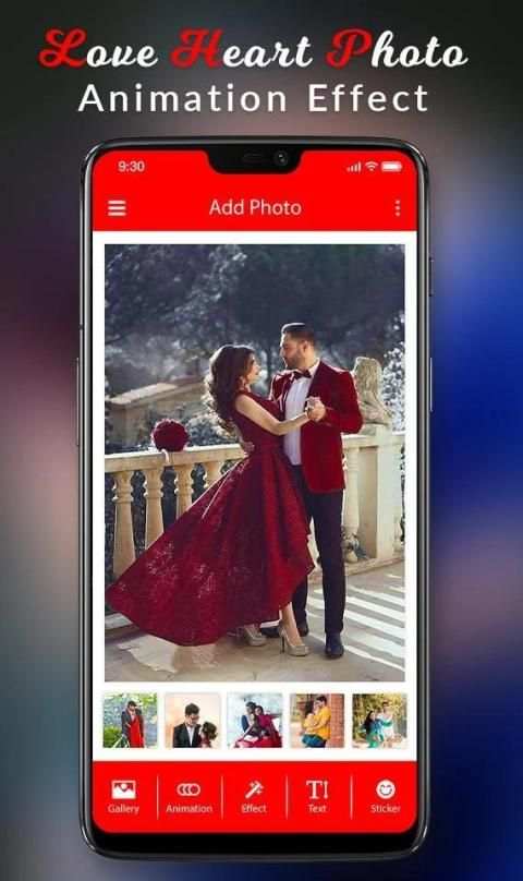 Valentine Day Photo Animation Video Maker स्क्रीनशॉट 5