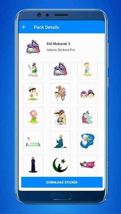 Eid Mubarak WAStickers 2019 - Islamic Stickers App स्क्रीनशॉट 2