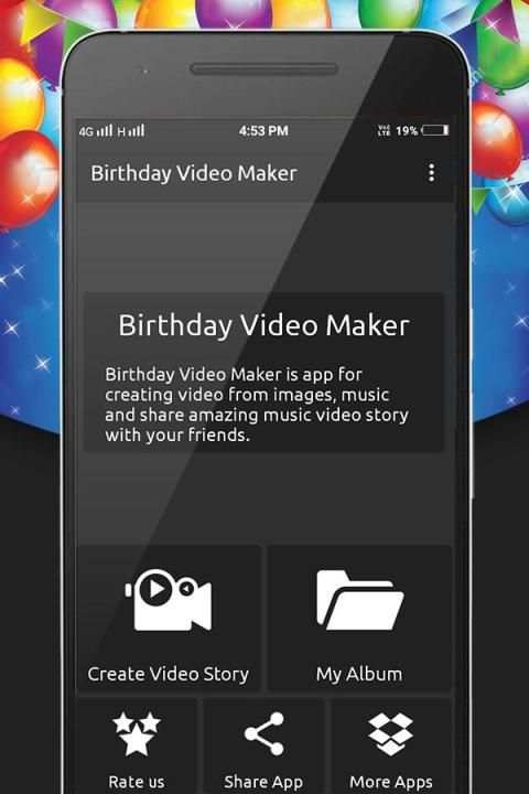 Birthday Video Maker With Music स्क्रीनशॉट 8