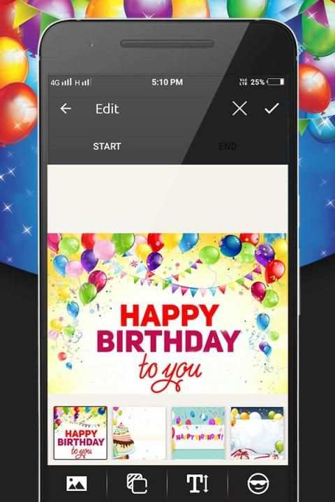 Birthday Video Maker With Music स्क्रीनशॉट 5