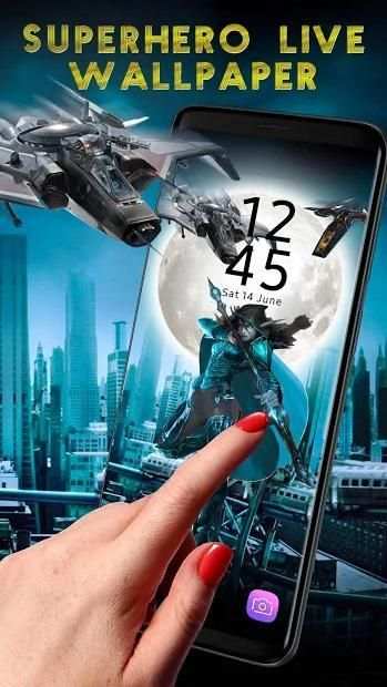 Women Hero APUS Live Wallpaper screenshot 2